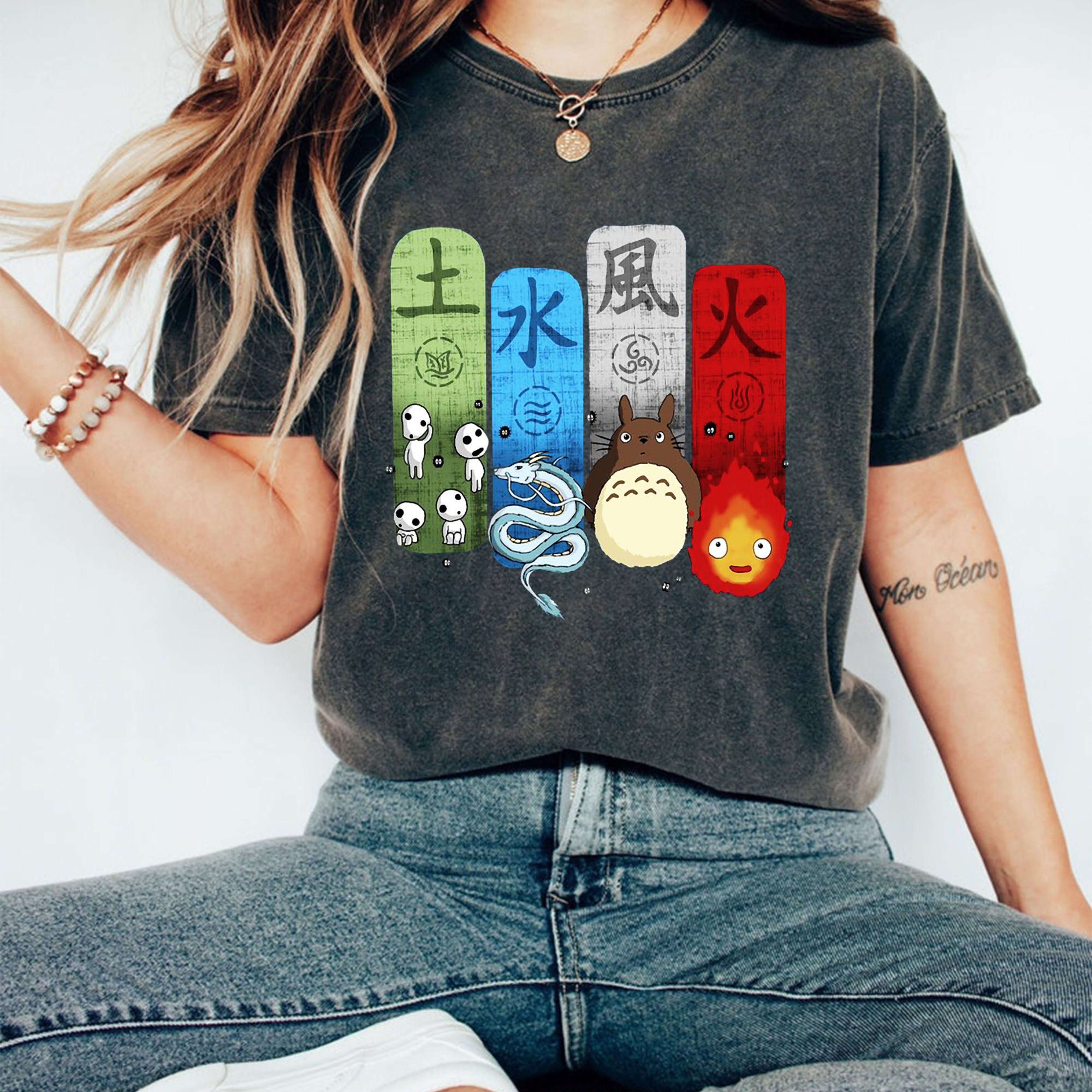 Anime Kiki Hoodie and Cute Cat Delivery Service Shirt - Image 2