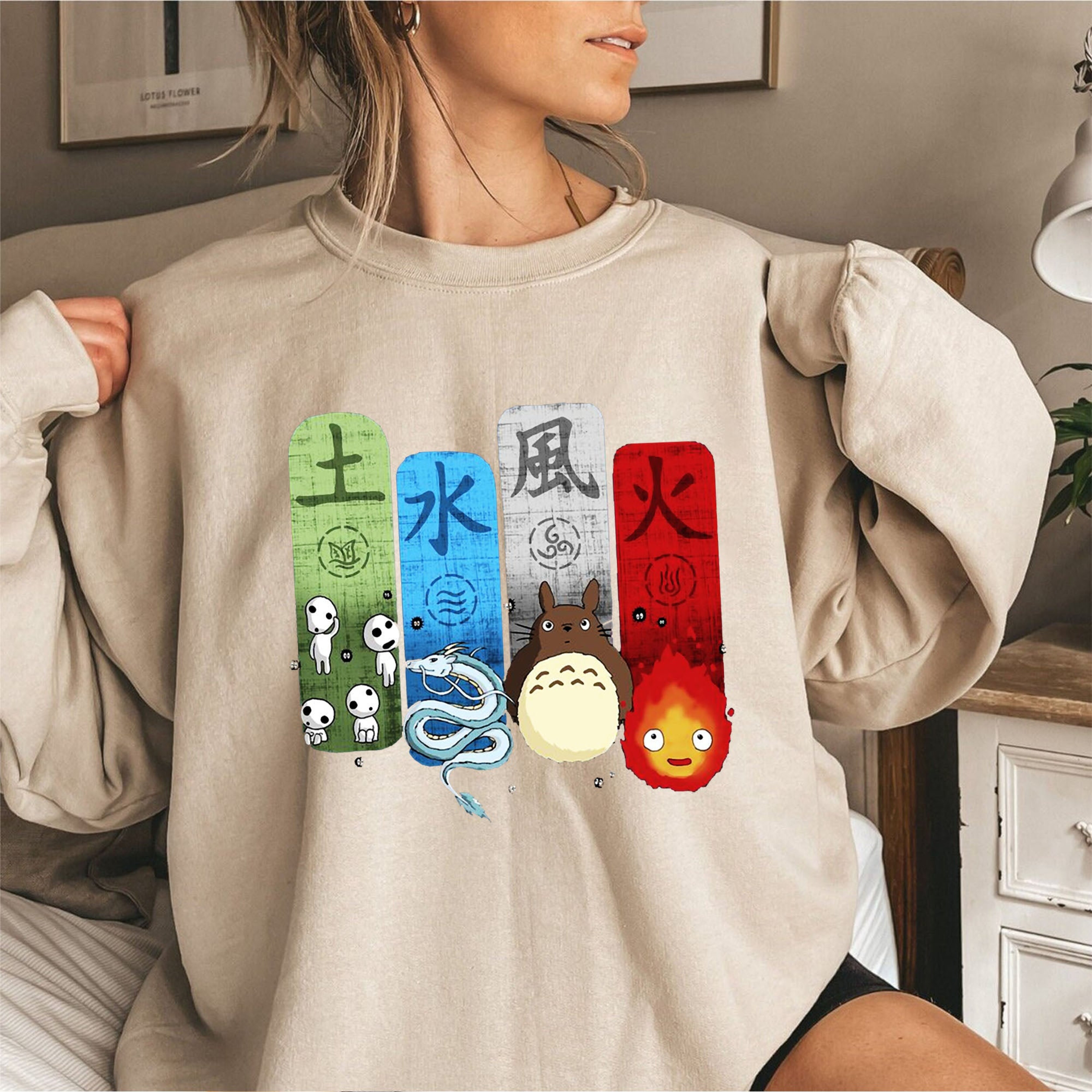 Anime Kiki Hoodie and Cute Cat Delivery Service Shirt - Image 3