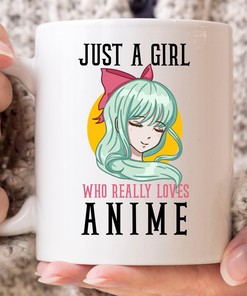 Anime Lover Mug, Perfect Gift for Japanese Anime and Kawaii Cartoon Fans, Cute Cartoon Graphics Included