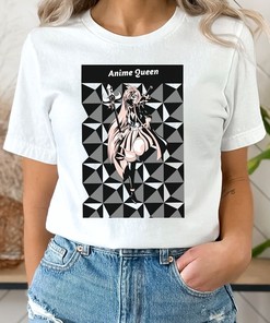 Anime Queen T-shirt: Cute Girl Japanese Streetwear & Inspired Fashion Clothing, Cool Gift For Anime Lovers