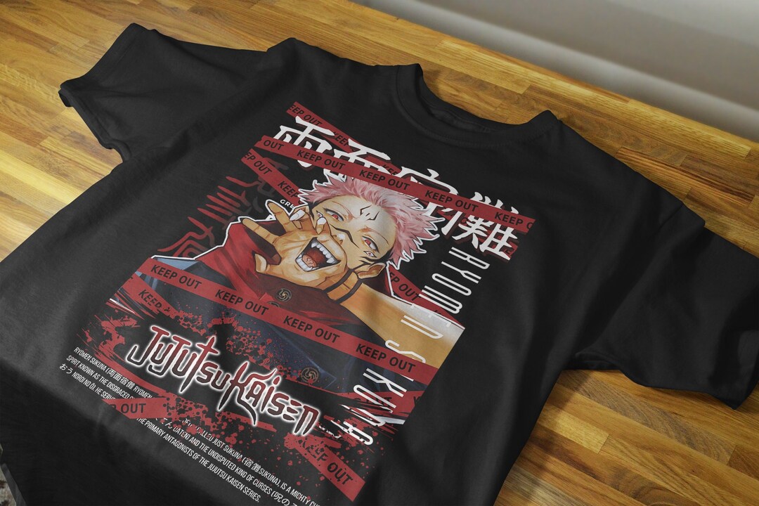 Anime Streetwear Tee - Manga Graphic Shirt - Gift for Him