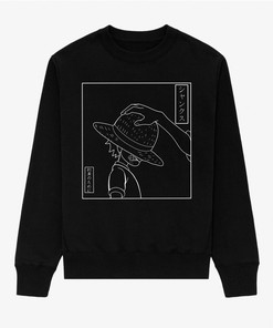 Anime Sweatshirt with 90s Art - High Quality Graphic Sweatshirt
