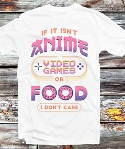 Anime Video Games Food Sweatshirt - Vintage Retro Sweatshirt for Fans of Japanese Culture, Anime, and Food