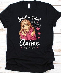 Anime and K-Pop Lover Shirt, Cute Anime Graphic, Fan Gift with Hoodie & Japanese Animation Graphic - Perfect for Fans
