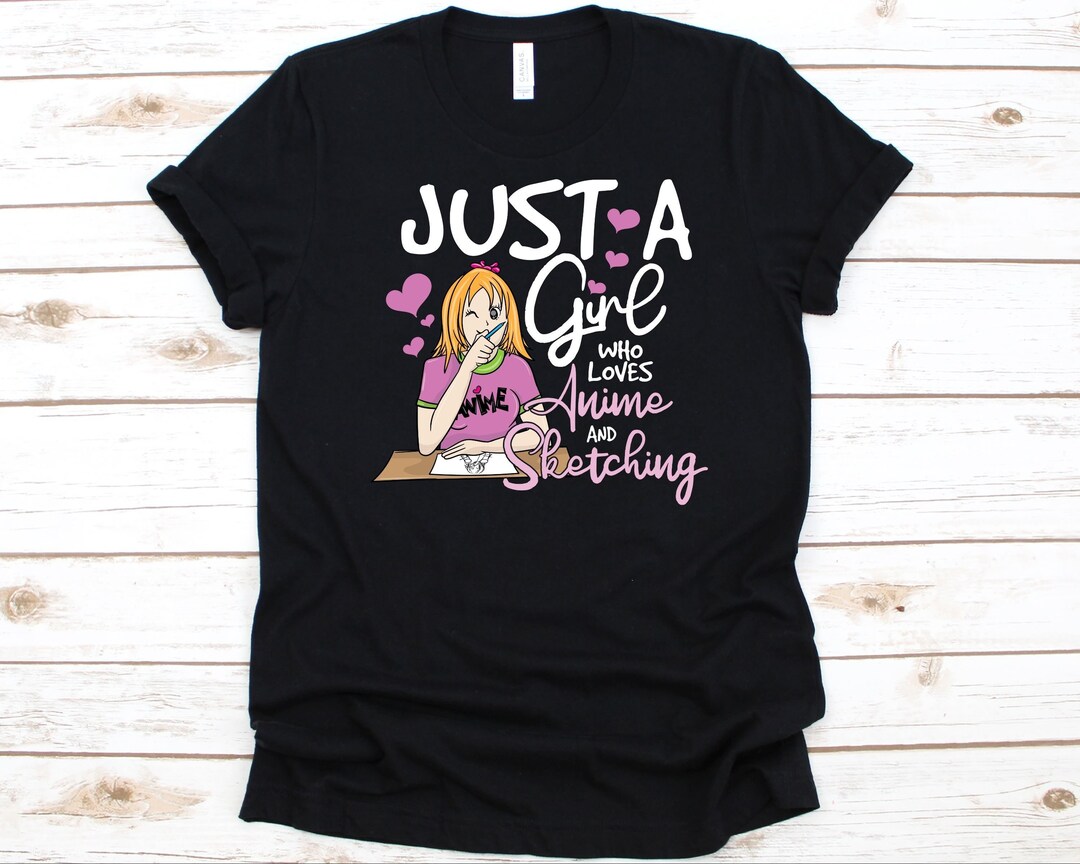 Anime and Sketching Lover T-Shirt - Great Gift for Animators, Drawers, and Mangaka, Unique Graphics Included