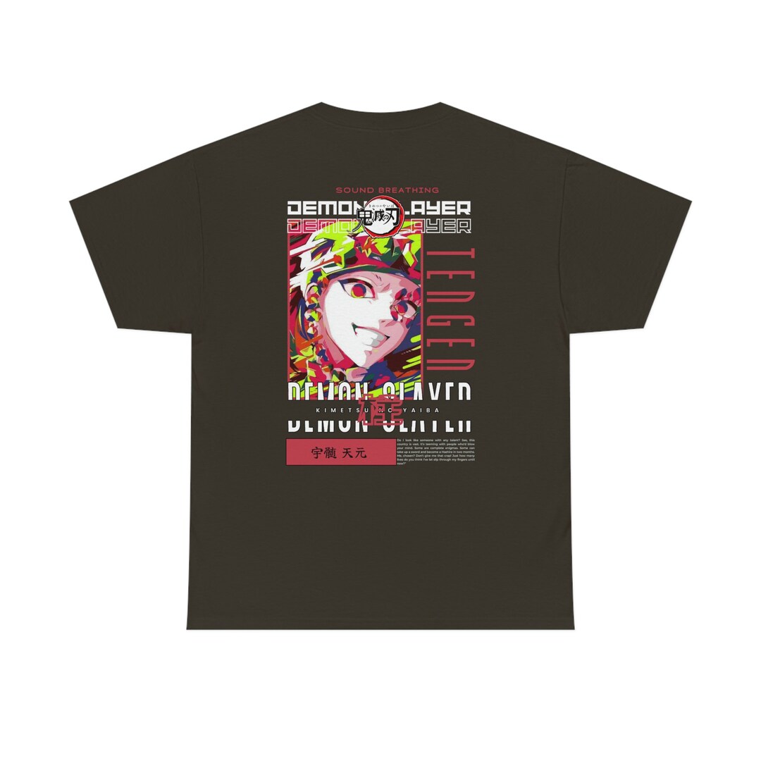 Anime-Inspired D3MON SL4YER SOUND Tee for Active Days