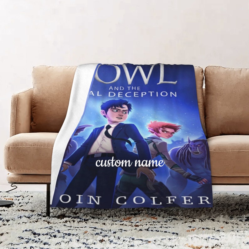 Artemis Fowl Personalized Quilt Blanket Set - Great for Bedroom Decor, Sofa Blanket, Family Gifts - Image 2
