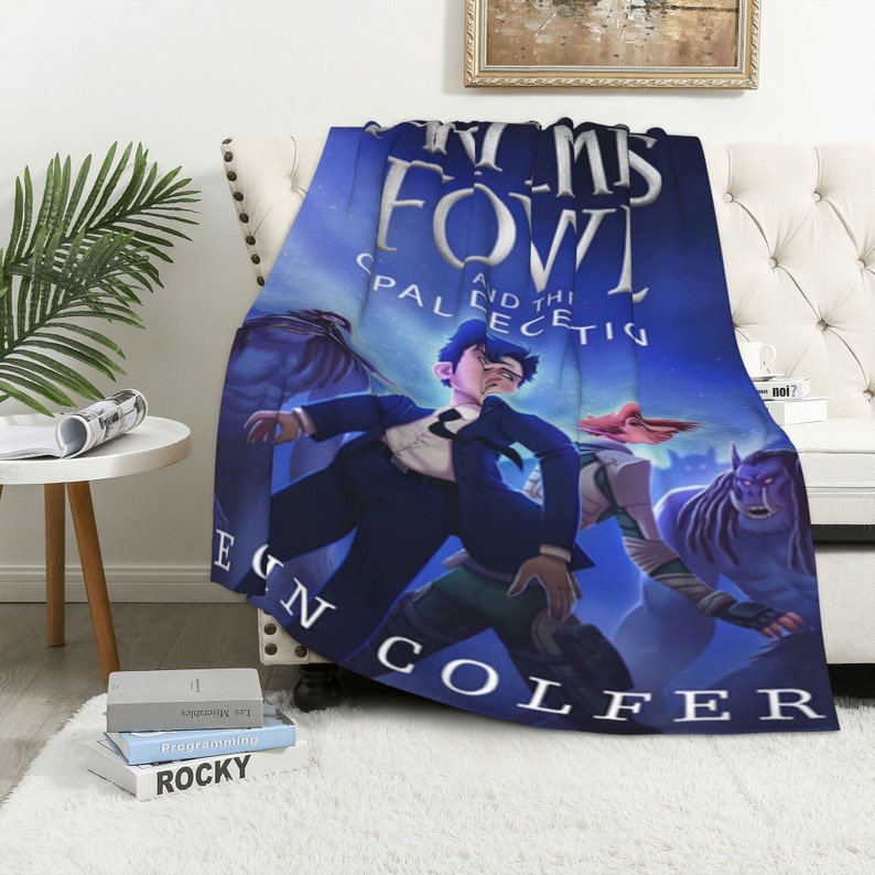 Artemis Fowl Personalized Quilt Blanket Set - Great for Bedroom Decor, Sofa Blanket, Family Gifts - Image 3