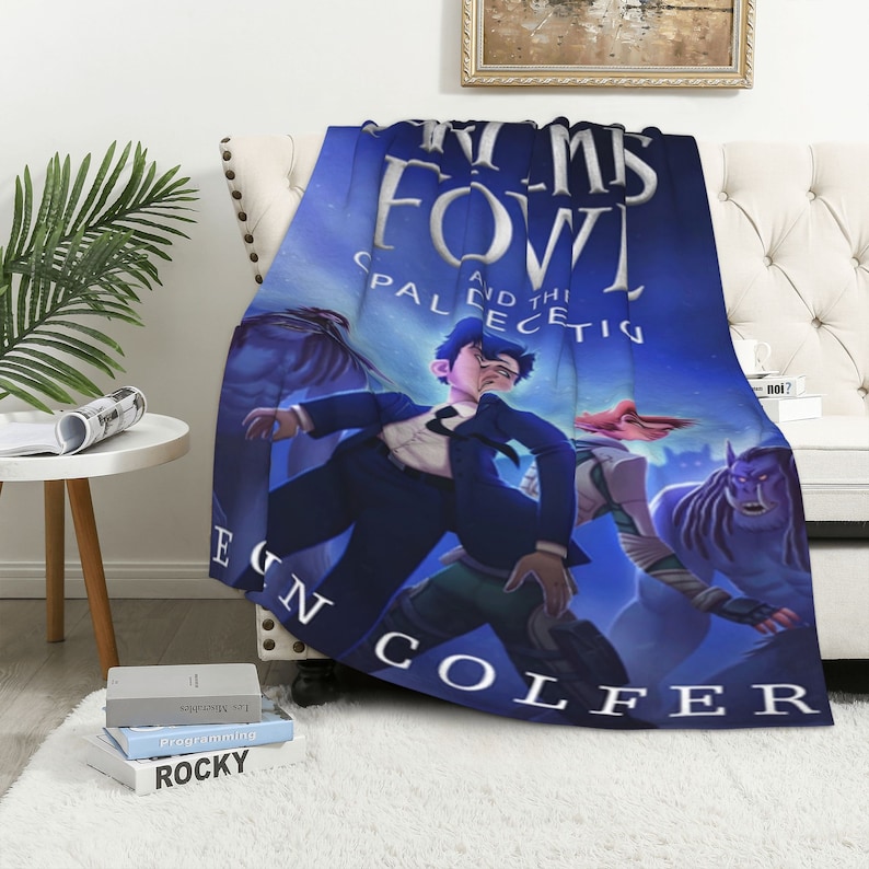 Artemis Fowl Personalized Quilt Blanket Set - Great for Bedroom Decor, Sofa Blanket, Family Gifts - Image 3