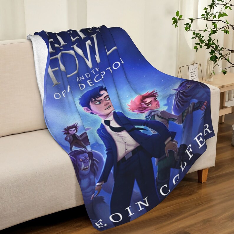 Artemis Fowl Personalized Quilt Blanket Set - Great for Bedroom Decor, Sofa Blanket, Family Gifts - Image 4