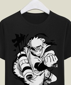 Artistic Anime Shirt with Creative Japanese Manga Print Tee - Gift for Anime Lovers