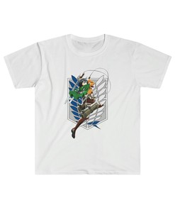 Attack on Titan Anime Tee - Mikasa Ackerman Graphic Shirt for Fans and Lovers