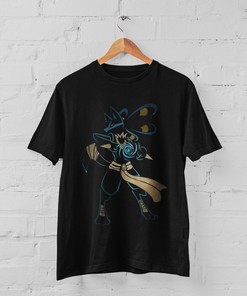Aura Sphere Inspired Graphic Tee - Cool Anime Tee for Fans