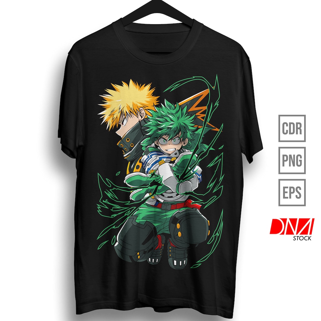 BNH 2 Anime DTF Transfers for High-Quality Shirts - Get Your Favorite Anime for Fans Everywhere
