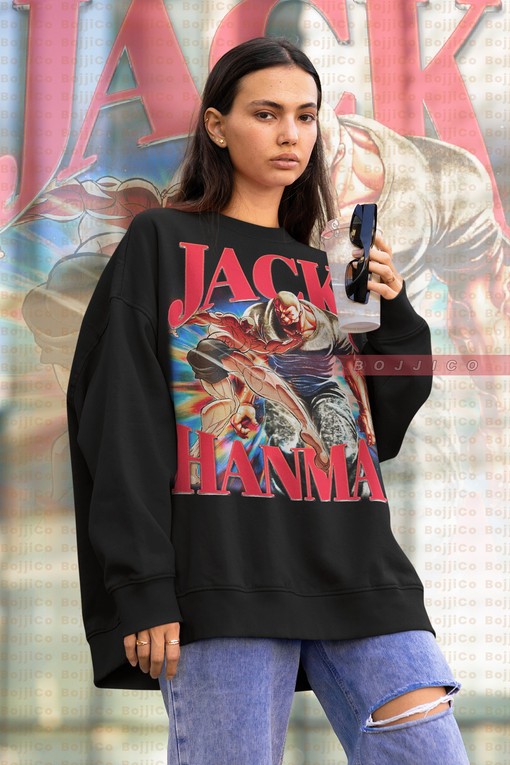 Baki Hanma Series Anime Sweatshirt - Jack Hanma Tee for Fans of Manga Yujiro Hanma Boxing Tees