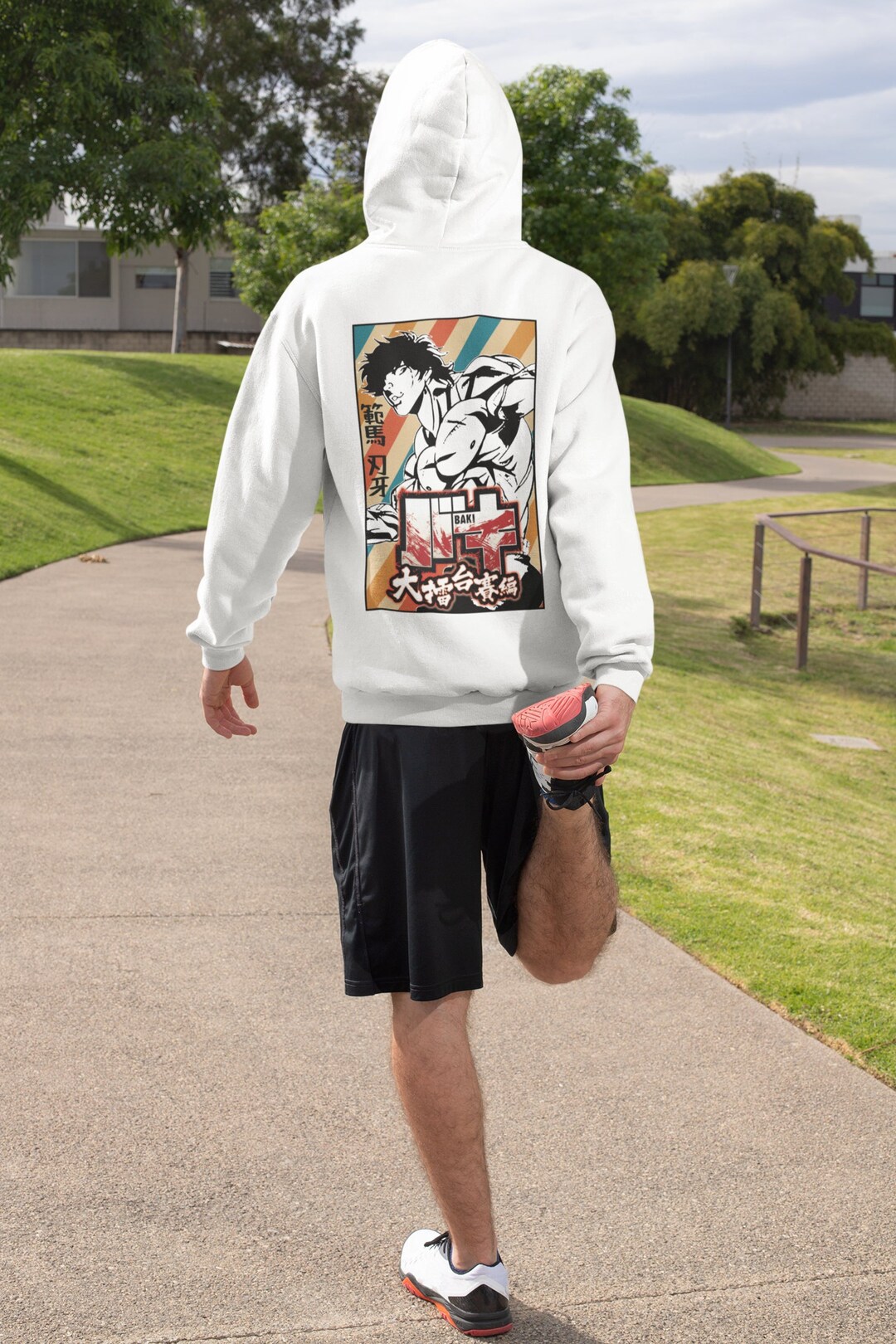 Baki the Grappler Hoodie - Yujiro Hanma Manga Anime Sweatshirt for Fans