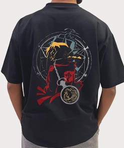 Bamboo Cotton Full Metal Alchemist Tee for Fans