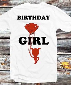 Banksy Birthday Girl T-Shirt - Celebrate with Retro Cartoon Tee, Perfect Gift for Fans