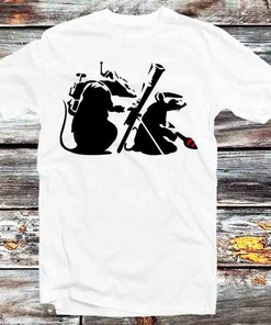 Banksy War On Art Vintage Style Tee - Perfect Gift For Banksy And Anime Fans