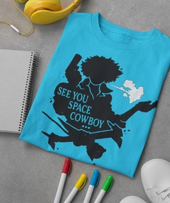 Bebop Outlaw Silhouette Unisex Shirt - Perfect for Fans of Anime and Manga