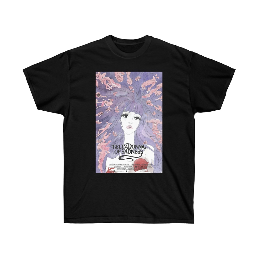 Belladonna Of Sadness Tee - Japanese Anime Movie Graphic Tee for Psychedelic Anime Lovers and Fans