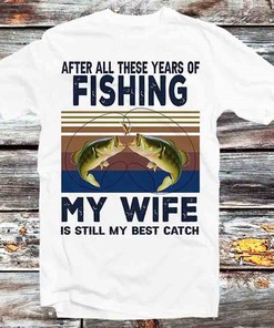 Best Catch Fishing Wife T-Shirt for Anime Lovers