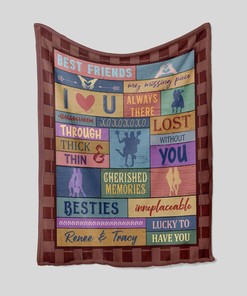 Best Friend Personalized Quilt Bedding Set - Perfect for Bedroom Decor