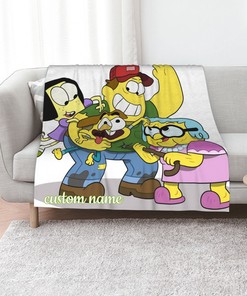 Big Green Personalized Quilt Blanket Set - Great for Bedroom Decor, Sofa Blanket, Family Gifts