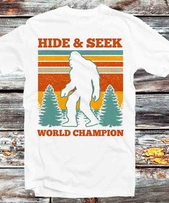 Bigfoot Hunter Champion Retro Tee - Vintage Anime Shirt for Hunters and Fans