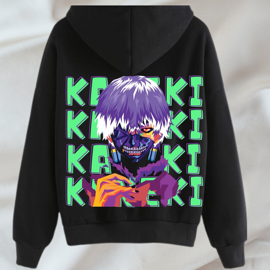 Black Anime Hoodie for True Fans of Japanese Culture