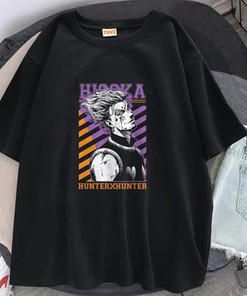 Black Japanese Anime Tee - Cotton Harajuku Clothing with Japanese T-Shirt Design, Gift for Men and Women