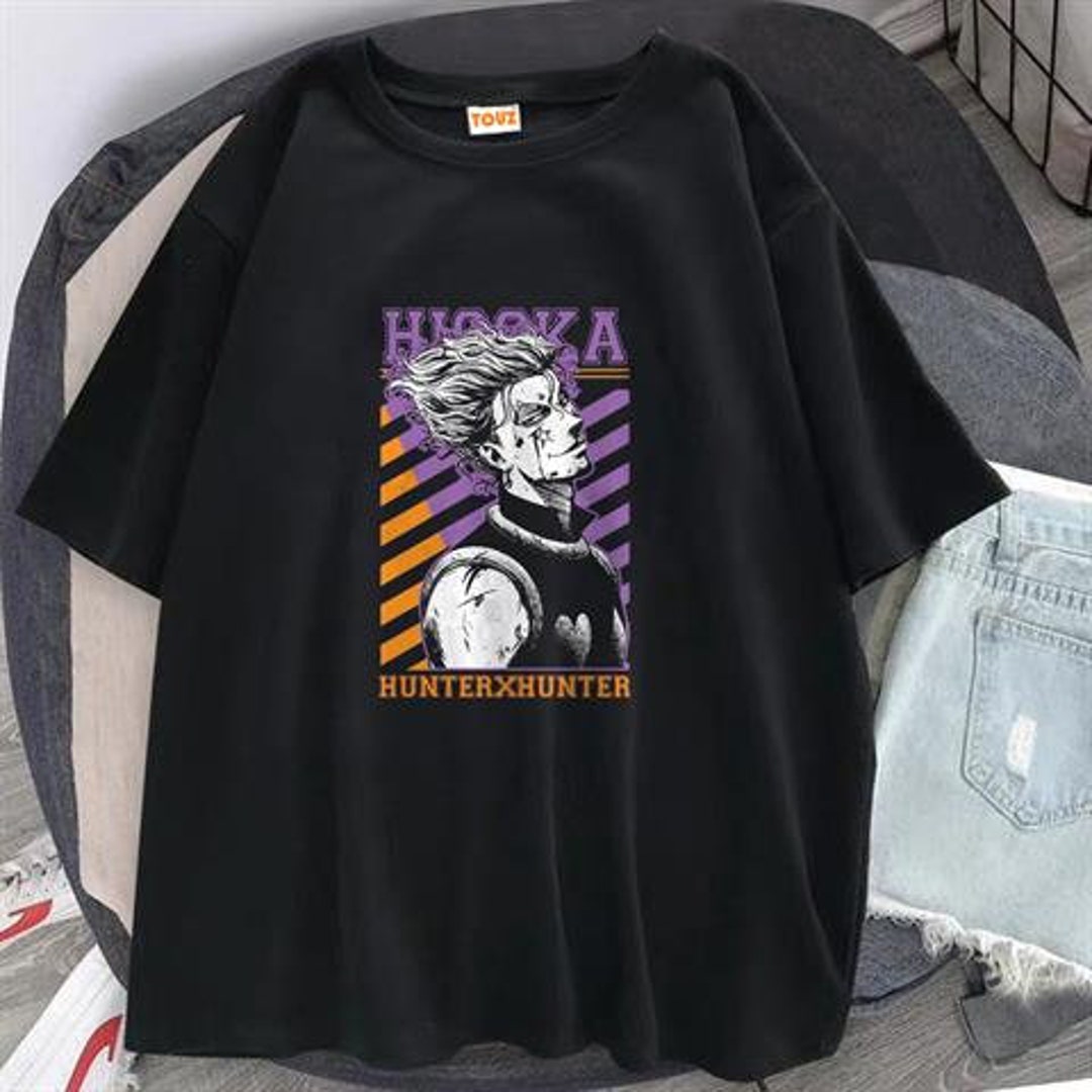 Black Japanese Anime Tee - Cotton Harajuku Clothing with Japanese T-Shirt Design, Gift for Men and Women
