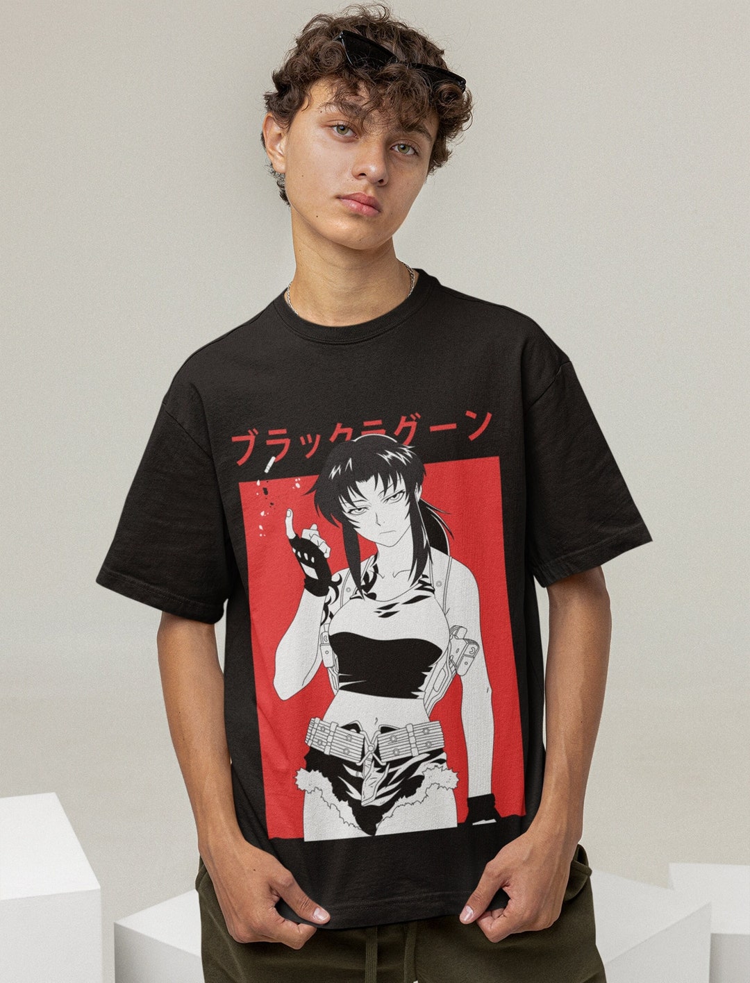 Black Lagoon Waifu Graphic Tee - Unisex Anime Tshirt, Manga Shirt