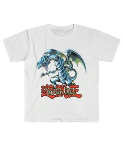 Blue Eyes White Dragon Shirt - Yugioh Anime Tee for Fans and Gift Ideas