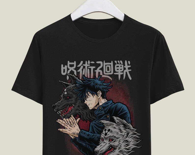 Bold Anime Clothing - Classic Japanese T-Shirt, A Bold and Striking Design for Fans of Japanese Animation