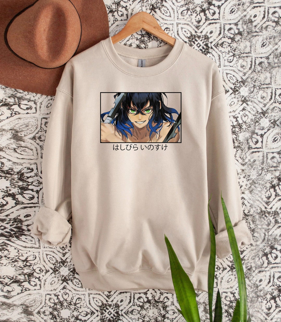 Bold Anime Graphic Hoodie - Vintage-Inspired Unisex Sweatshirt - Japanese Fashion