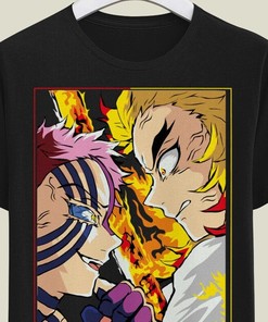 Bold Pastel Aesthetic Retro Anime Tee with Eye-Catching Manga T-Shirt