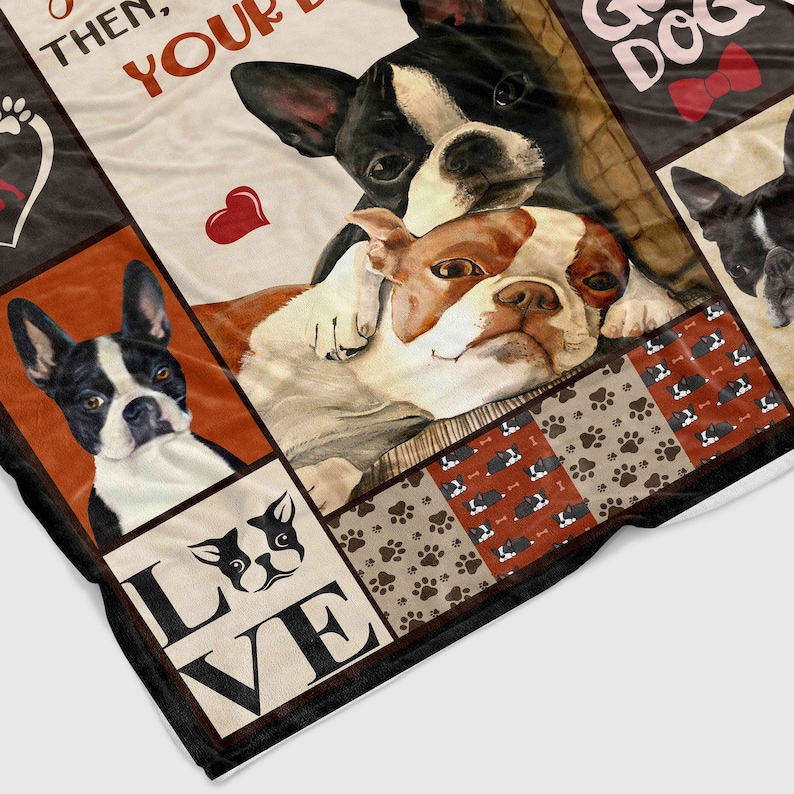 Boston Terrier Lover Quilt Blanket - Perfect for Picnic - Image 3