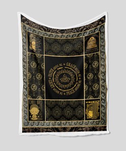 Buddhism Prayer Blanket - Home Decoration