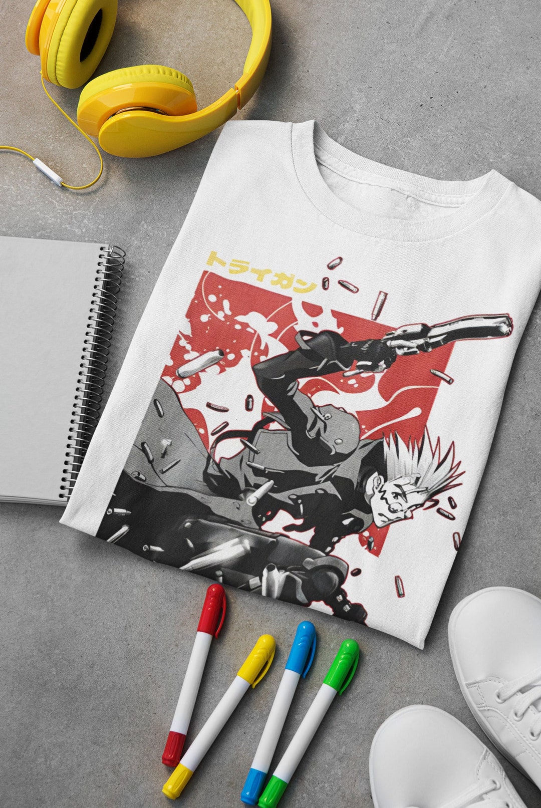 Bullet Stampede Shirt: Ideal for Anime Outlaws and Gun Lovers