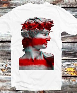 Buonarroti Michelangolo Cartoon Tee - Vintage Retro Cool Anime Gift