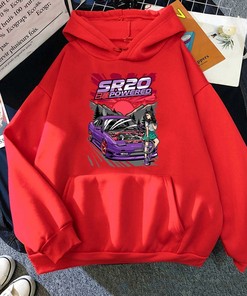 Car Streetwear Anime Hoodie - JDM Aesthetic Style