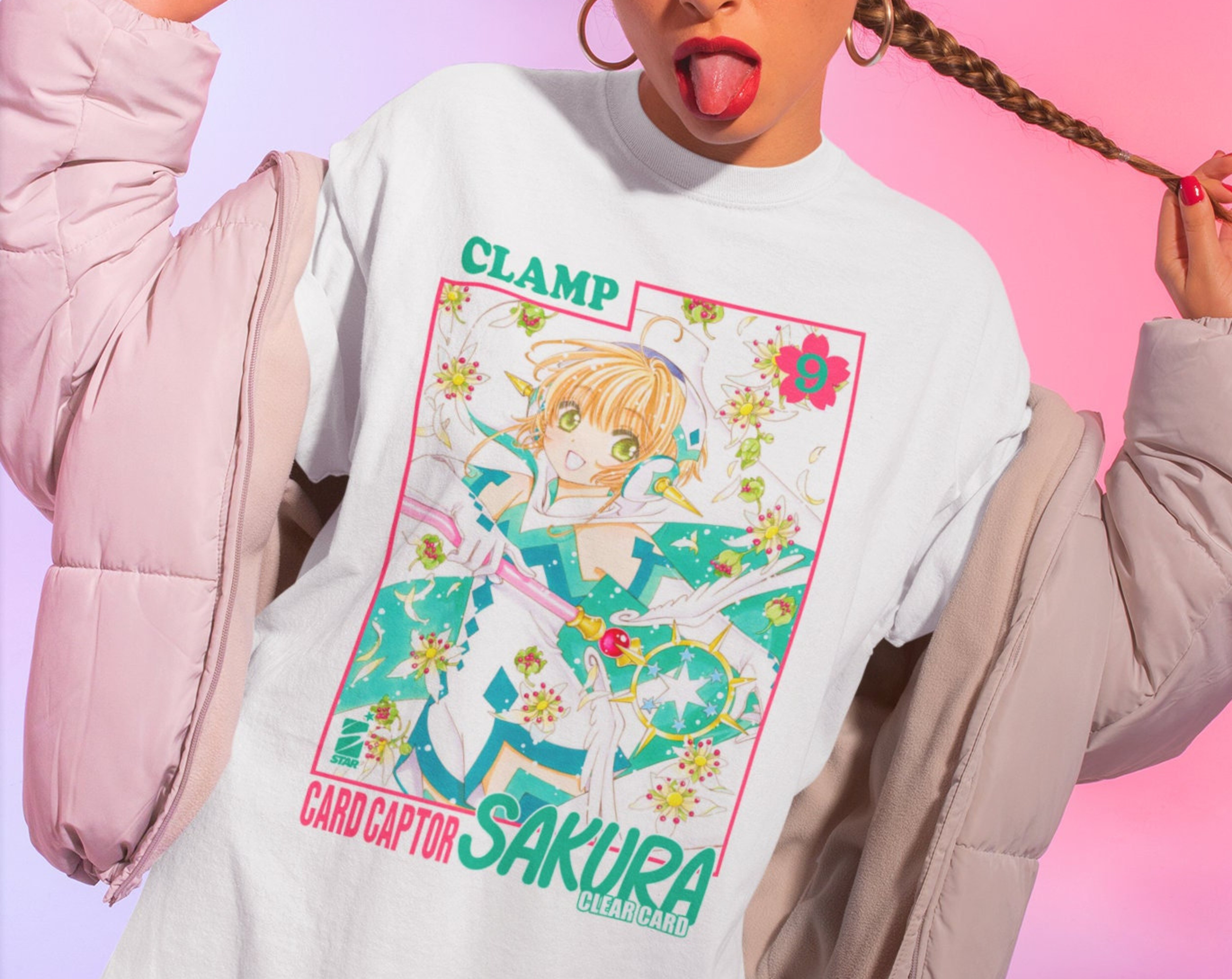 Cardcaptor Sakura Clear Card Hoodie, Anime Sweatshirt and Shirt for Fans - Image 2