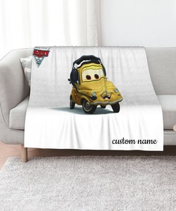 Cars Custom Name Quilt Blanket Bedding Set for Home Decoration