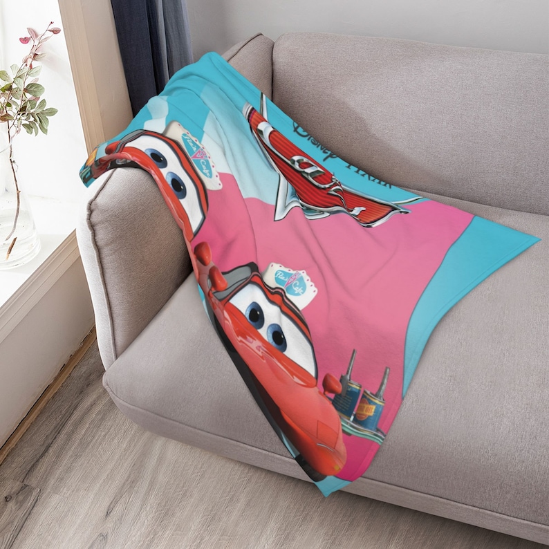 Cars Quilt Blanket Set with Personalized Name - Ideal for Home Decoration & Picnics - Image 4