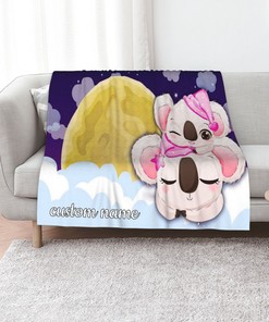 Cartoon Koala Quilt Blanket Bedding Set for Home Decoration and Picnic - Suitable for Bedroom Decor