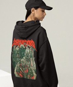 Chaos Metal Poster Anime Hoodie for Fans of Dark Aesthetic and Shin - Perfect Manga Lovers Gift