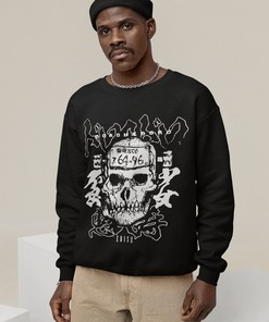 Chaos Metal Poster Anime Sweatshirt for Fans of Dark Aesthetic and Shin - Perfect Otaku Clothing Gift