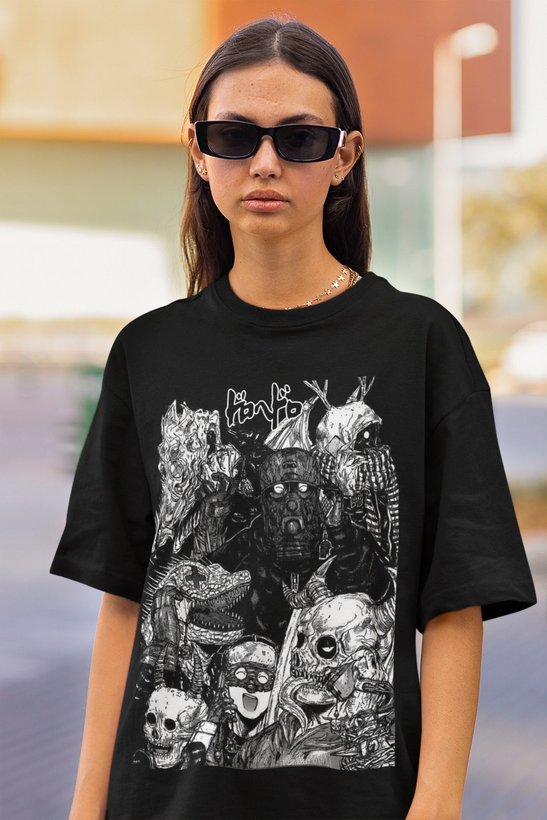 Chaos Metal Poster Tee: Unisex Anime Vintage Shirt for Fans