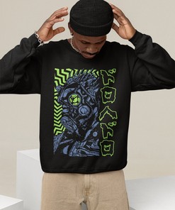 Chaos Metal Unisex Vintage Sweatshirt - Shin Metal Anime Shirt for Fans and Enthusiasts